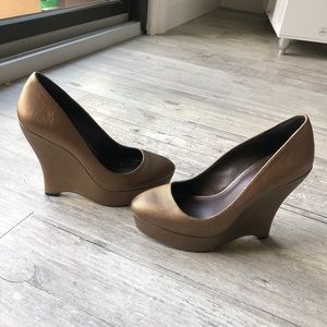 BCBG wedge heels